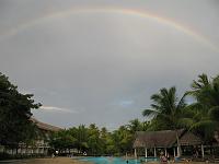  Grâce à la pluie du premier jour, nous avons même eu droit à cet arc en ciel